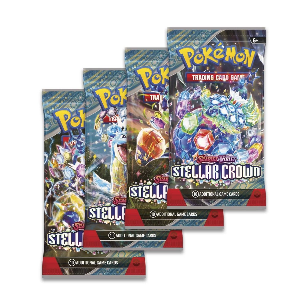 Pokémon TCG: Scarlet & Violet- Stellar Crown Booster Packs (Random Art)