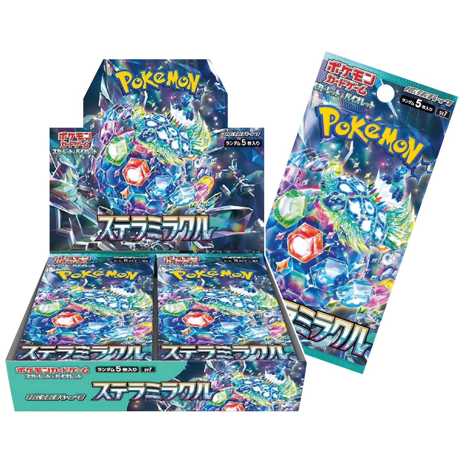 Pokemon Stellar Miracle SV7 Japanese Booster Box (30 Packs)